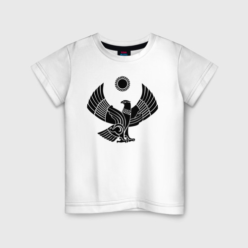 Детская футболка хлопок Дагестан, цвет белый