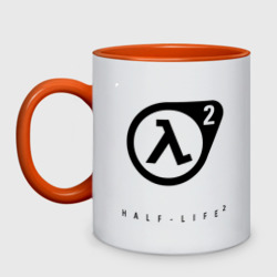 Кружка двухцветная Half - Life 2