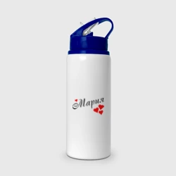 Бутылка для воды с трубочкой Мария