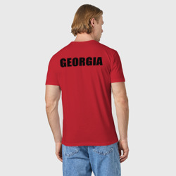 Мужская футболка хлопок Грузия - фото 2