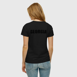 Женская футболка хлопок Грузия - фото 2