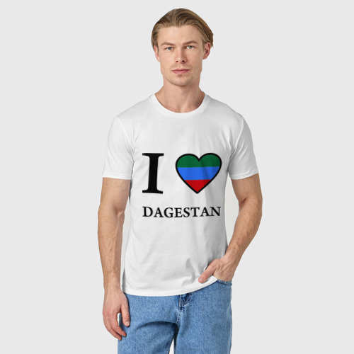 Мужская футболка хлопок I love Dagestan - фото 3