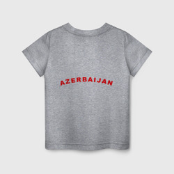 Детская футболка хлопок Azerbaijan map