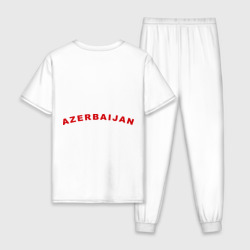 Мужская пижама хлопок Azerbaijan map