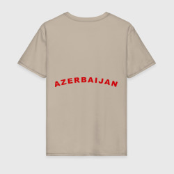 Мужская футболка хлопок Azerbaijan map
