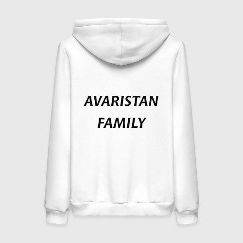 Женская толстовка хлопок Avaristan family, цвет белый - фото 2