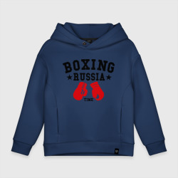 Детское худи Oversize хлопок Boxing Russia time