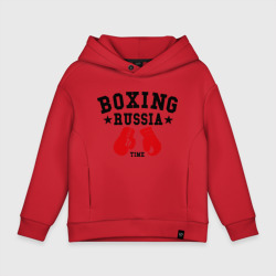 Детское худи Oversize хлопок Boxing Russia time
