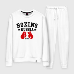 Женский костюм хлопок Boxing Russia time