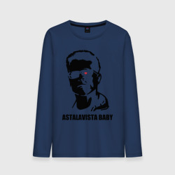 Мужской лонгслив хлопок Терминатор Astalavista Baby