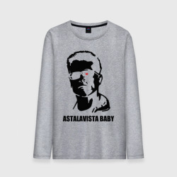 Мужской лонгслив хлопок Терминатор Astalavista Baby