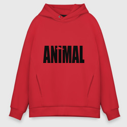 Мужское худи Oversize хлопок Animal - животное