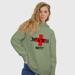 Женское худи Oversize хлопок M*A*S*H - фото 2