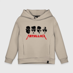 Детское худи Oversize хлопок Metallica Лица