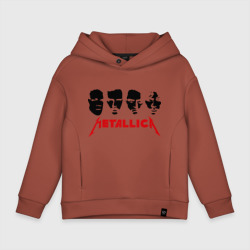 Детское худи Oversize хлопок Metallica Лица