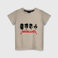 Детская футболка хлопок Metallica Лица