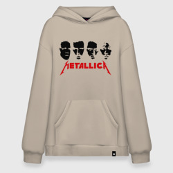 Худи SuperOversize хлопок Metallica Лица