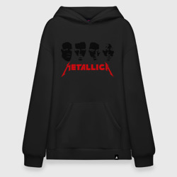 Худи SuperOversize хлопок Metallica Лица