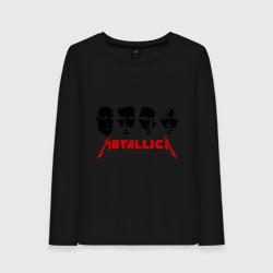 Женский лонгслив хлопок Metallica Лица