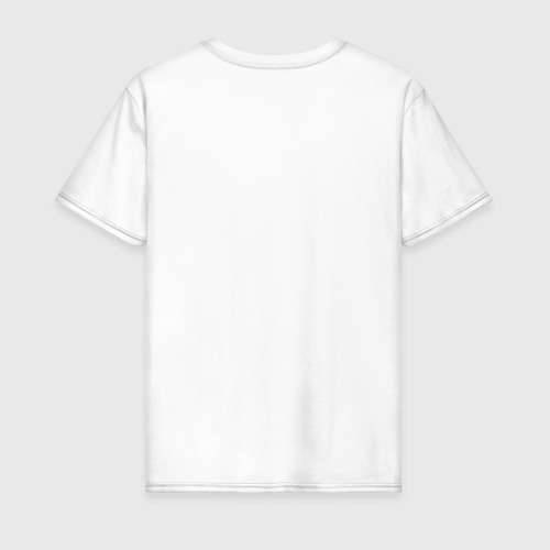 Мужская футболка хлопок DJ c наушниками, цвет белый - фото 2