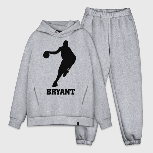 Мужской костюм oversize хлопок с принтом Basketball Star - Kobe Bryant, вид спереди #2