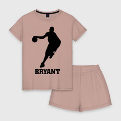 Женская пижама с шортиками хлопок Basketball Star - Kobe Bryant