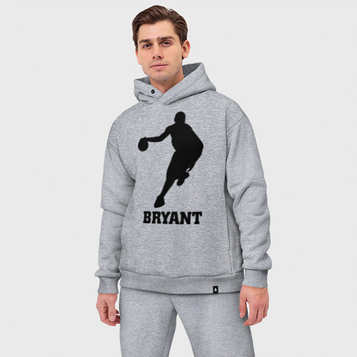 Мужской костюм oversize хлопок с принтом Basketball Star - Kobe Bryant, фото на моделе #1