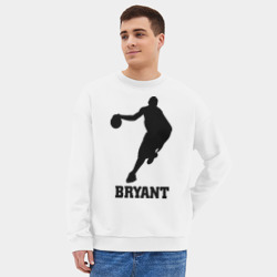 Мужской свитшот oversize без начеса хлопок Basketball Star - Kobe Bryant - фото 2