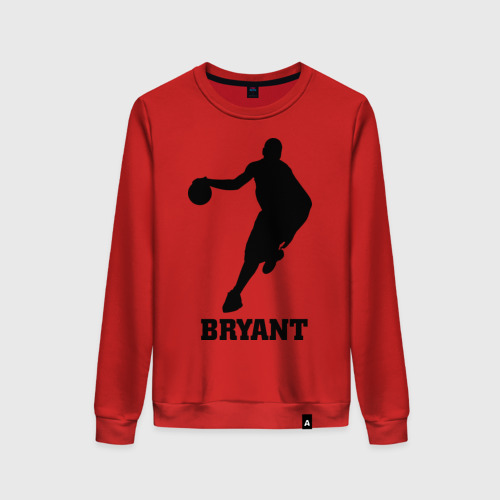 Женский свитшот хлопок Basketball Star - Kobe Bryant, цвет красный