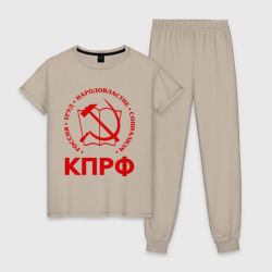 Женская пижама хлопок КПРФ
