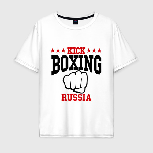 Мужская футболка хлопок Oversize Kickboxing Russia