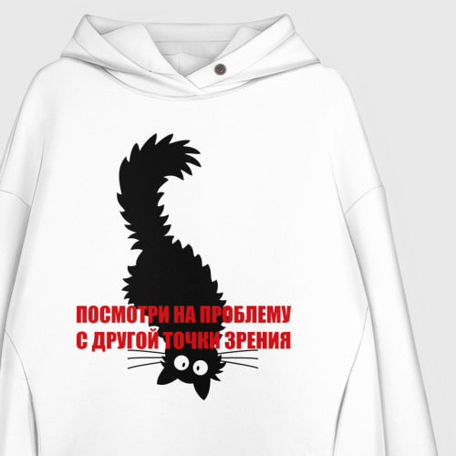 Женское худи Oversize хлопок Другая точка зрения - фото 3