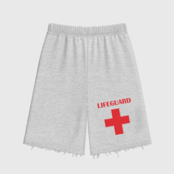 Женские шорты oversize футер хлопок Спасатель