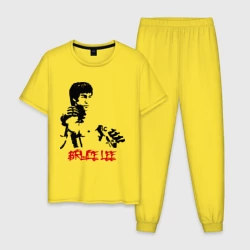 Мужская пижама хлопок Брюс ли 5