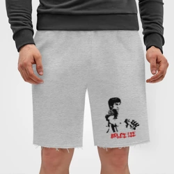 Мужские трикотажные шорты футер хлопок Брюс ли 5 - фото 2