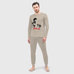 Мужская пижама с лонгсливом хлопок Брюс ли 5 - фото 2