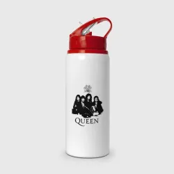 Бутылка для воды с трубочкой Queen All