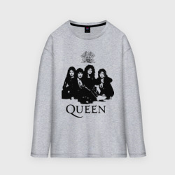 Мужской лонгслив oversize хлопок Queen All