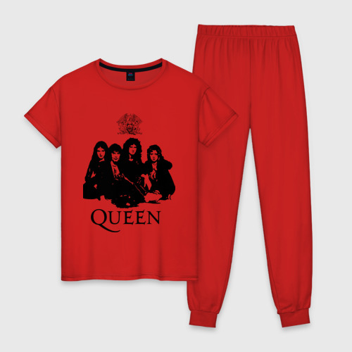 Женская пижама хлопок Queen All, цвет красный