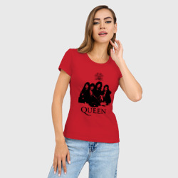 Женская футболка хлопок Slim Queen All - фото 2