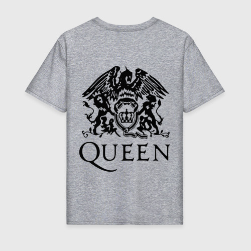 Мужская футболка хлопок Queen All, цвет меланж - фото 2