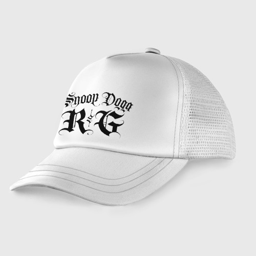Детская кепка тракер Snoop dog 5, цвет белый