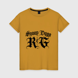 Женская футболка хлопок Snoop dog 5