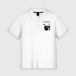 Женское поло хлопок Здесь играю только я