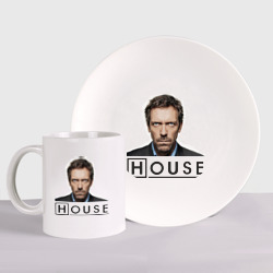 Набор: тарелка + кружка Gregory House M.D