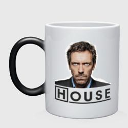 Gregory House M.D – Кружка хамелеон с принтом купить