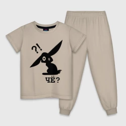 Детская пижама хлопок Чё? 2