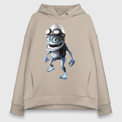 Женское худи Oversize хлопок Crazy frog