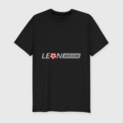 Leon – Мужская футболка хлопок Slim с принтом купить
