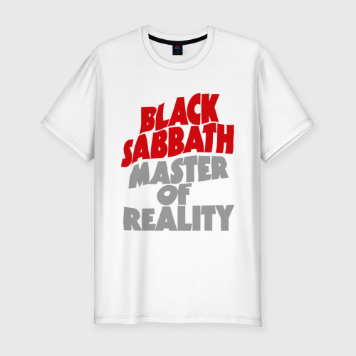 Мужская футболка хлопок Slim Black Sabbath. Master of reality